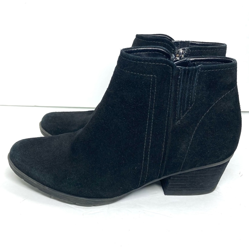 Blondo Boots Womens Villa Waterproof Black Suede Leather Bootie 7 M Black Boots - Picture 2 of 14